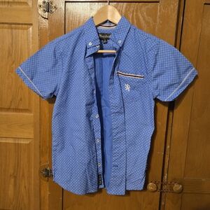 English Laundry Blue Patterned Shirt